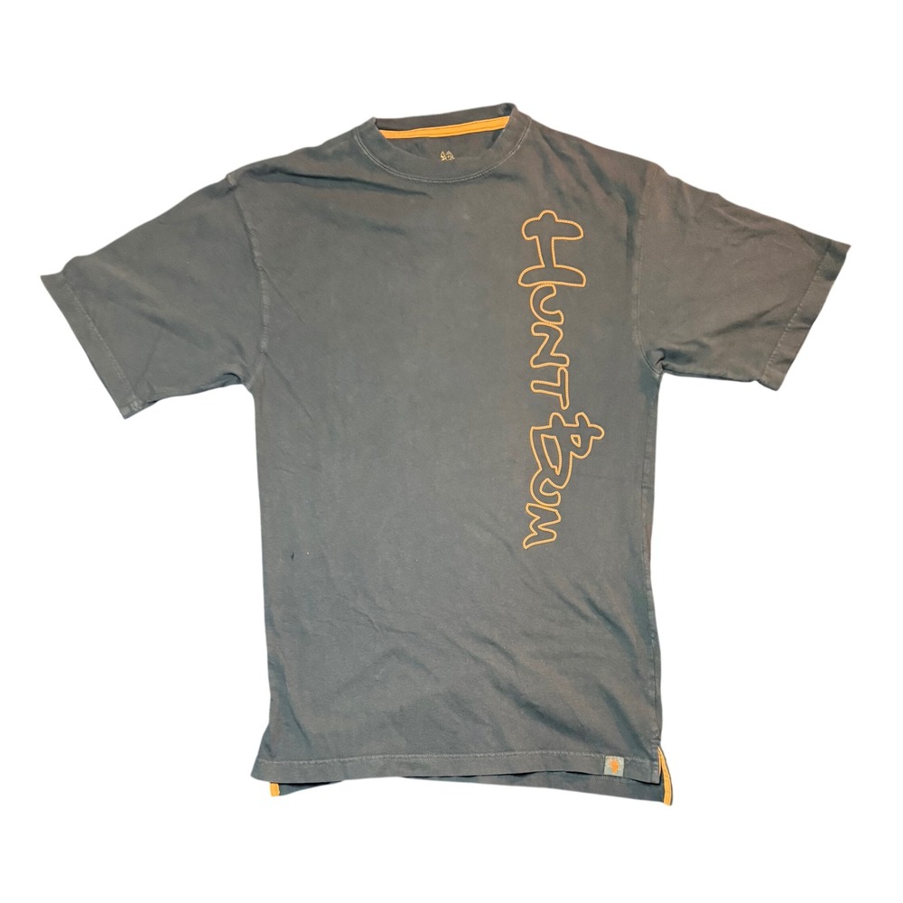 Hunt Bum Graphic Tee Mens Small Green Short Sleeve Hunter Bow Silhouette Cotton